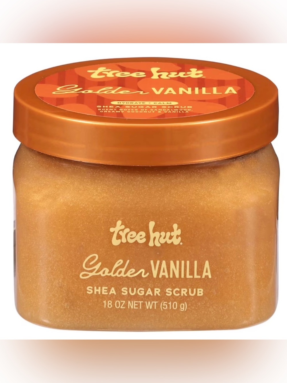 Tree Hut Golden Vanilla Shea Sugar Scrub - Golden